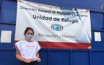 La periodista cubana Karla Pérez González solicita refugio en Costa Rica después de que Cuba le impidiera entrar al país. Foto: Twitter.